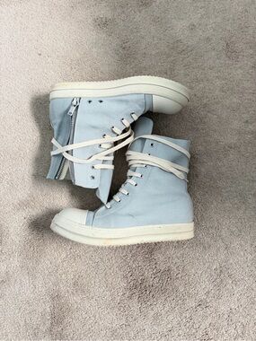 Rick Owens | Shoes | Rick Owens Black And Cream Mens Boots  display picture 2